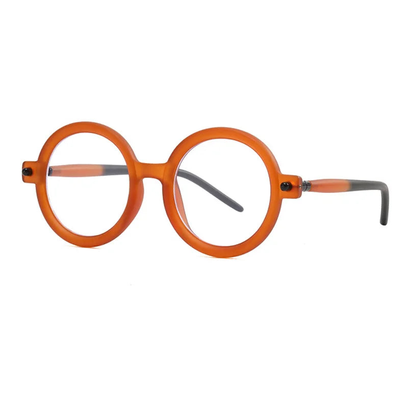Double Color Round Anti-Blue Light Glasses