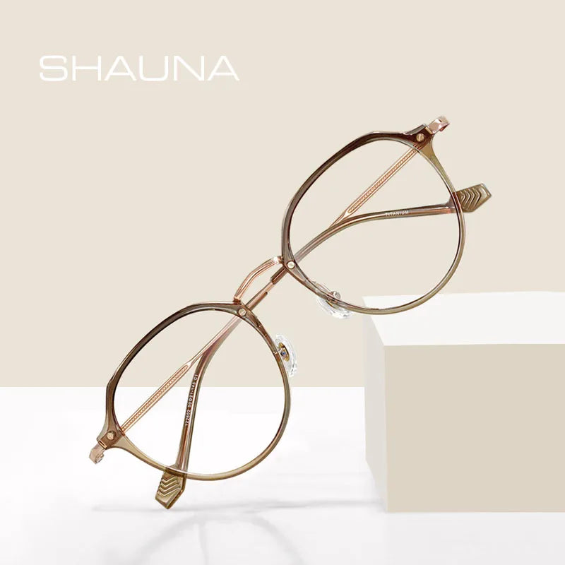 Retro Round Anti-Blue Light Glasses